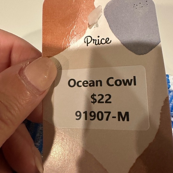 Zenana Blue Striped Batwing Sleeve Women's Top Size Medium - Picture 4 of 4